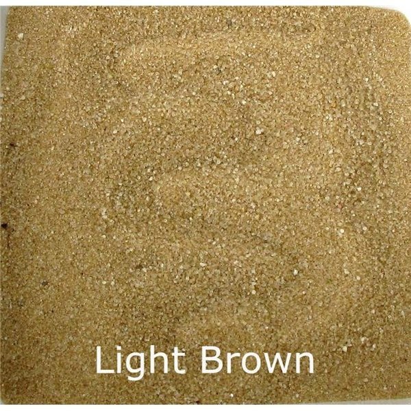 Scenic Sand Scenic Sand 514-40 25 lbs Activa Bag of Bulk Colored Sand; Light Brown 514-40